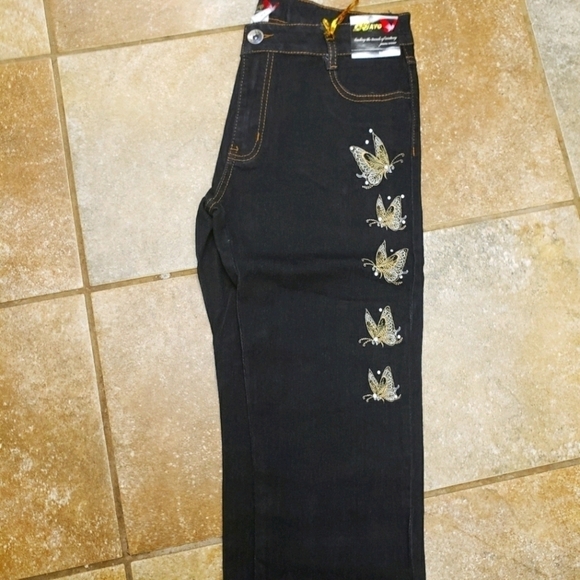 NWT Dark Wash Denim Straight Leg Jeans - Picture 1 of 5